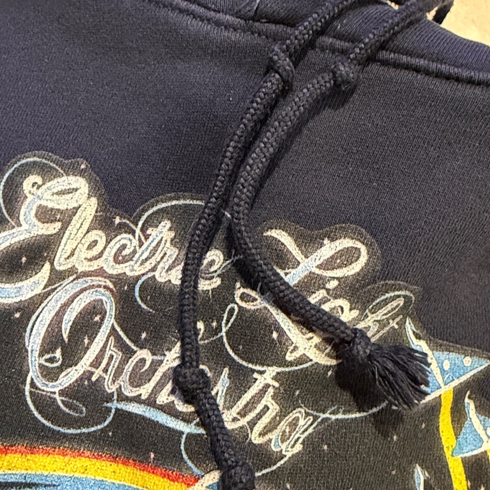 Electric Light Orchestra ELO “Out of the Blue Tour 78” Navy Blue Pullover Hoodie - Picture 16 of 16